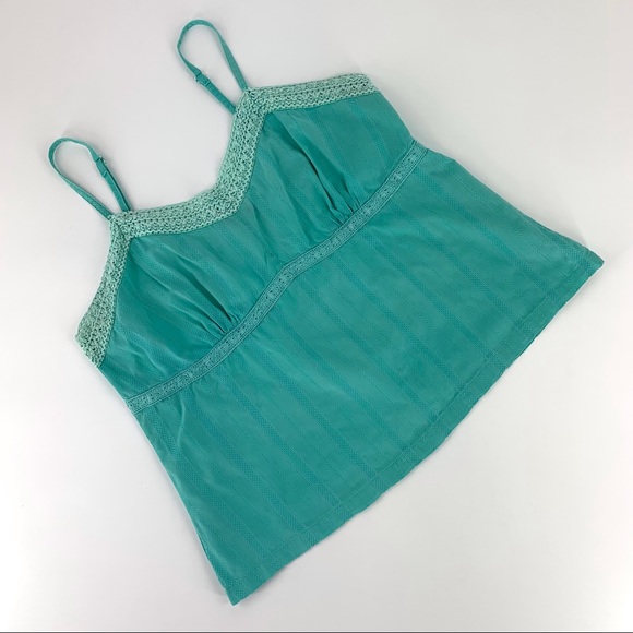 Reitman’s Seafoam Green Cotton Camisole Style Halter Top, Medium - Picture 10 of 16